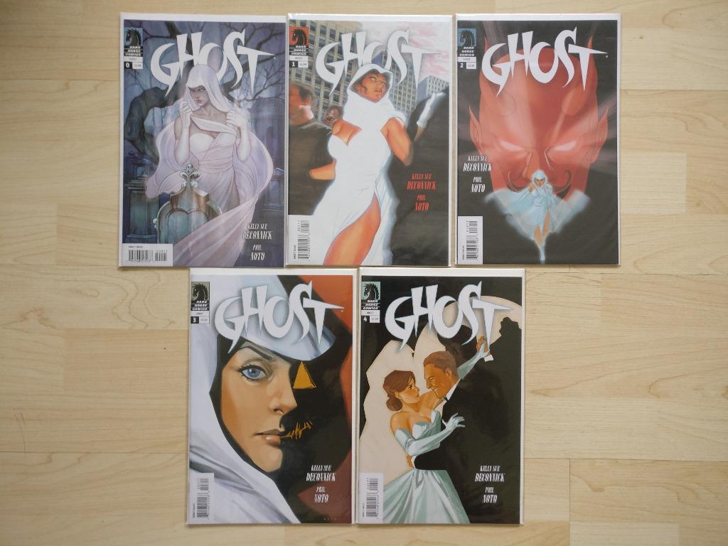 GHOST (2012) #0-4 Set from Dark Horse Comics (Category: Comics & Manga) located in Quezon City. Submitted by insanedrew (Listing ID 1152022046, Image 1). Description: GHOST (2012) #0-4 set by Kelly Sue DeConnick and Phil Noto from Dark Horse Comics. ITEM CONDITION: - All issues are in VF-NM condition. - No breaking of sets. MODE OF PAYMENT: BPI/Metrobank/GCash transfer..