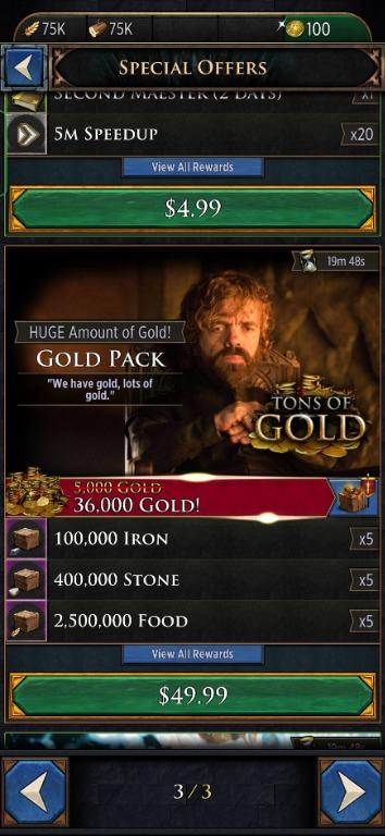 GOTC - Game of Thrones: Conquest Top Up [LEGAL], Video Gaming, Gaming ...