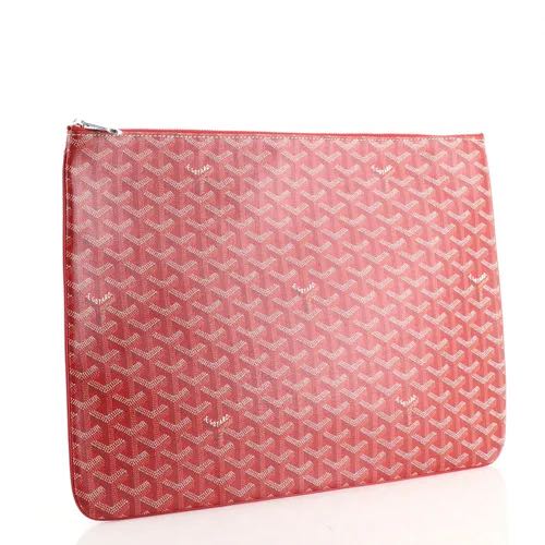 Leather clutch bag Goyard Red in Leather - 28189728