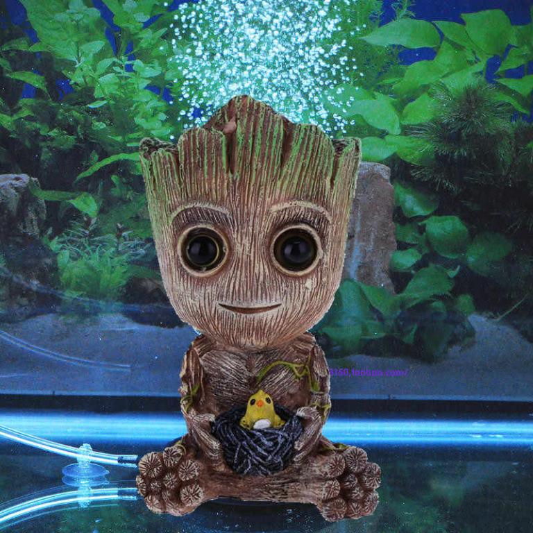 Groot fish discount tank decoration