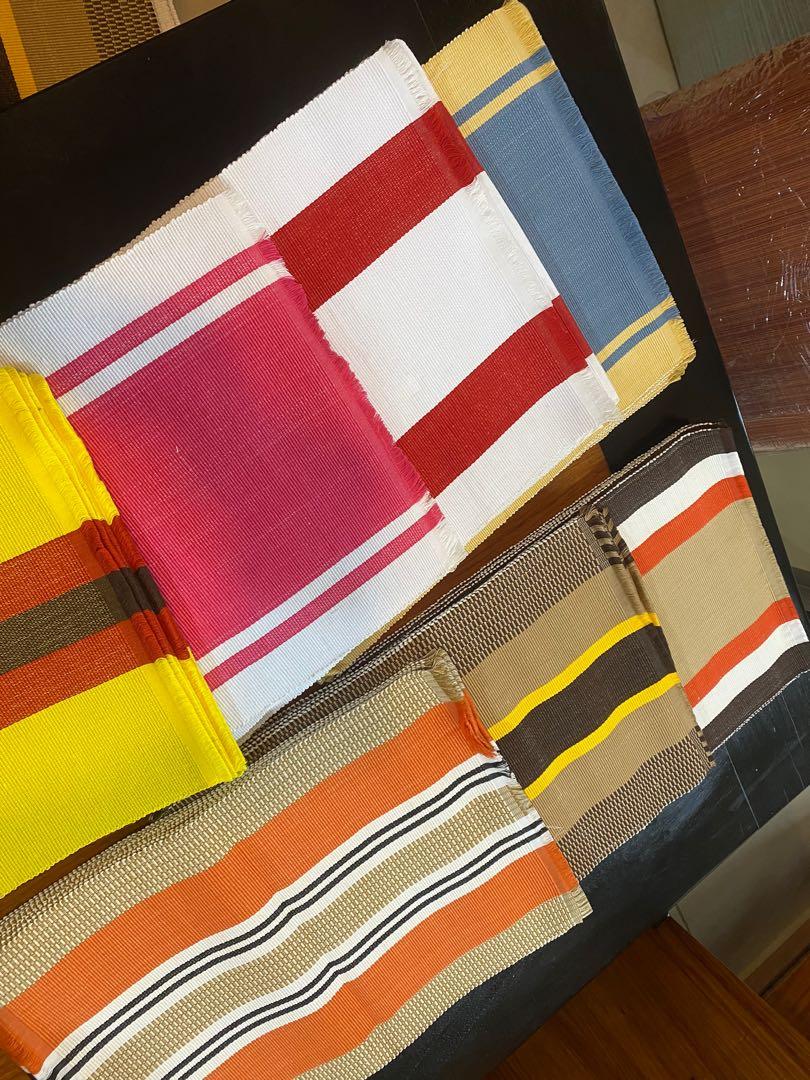 Handwoven Abel Iloco Table Runners and Placemats (Category: Table Linen & Textiles) located in Quezon City. Submitted by ViganCasaAbelIloco (Listing ID 1152023828, Image 3). Description: ✅💯 handwoven by skilled Ilocano Weavers ✅high quality TABLE RUNNERS 1m -300Php 1.5m- 500 2m- 700 2.5m- 900 3m- 1100 BLANKETS: SINGLE- 500 DOUBLE- 900 QUEEN- 1350 BANGAR QUEEN- 1500 ABEL PLACEMATS - 1200 per DOZEN/ 600 half Dozen PINILIAN PLACEMATS (per dozen)- 3