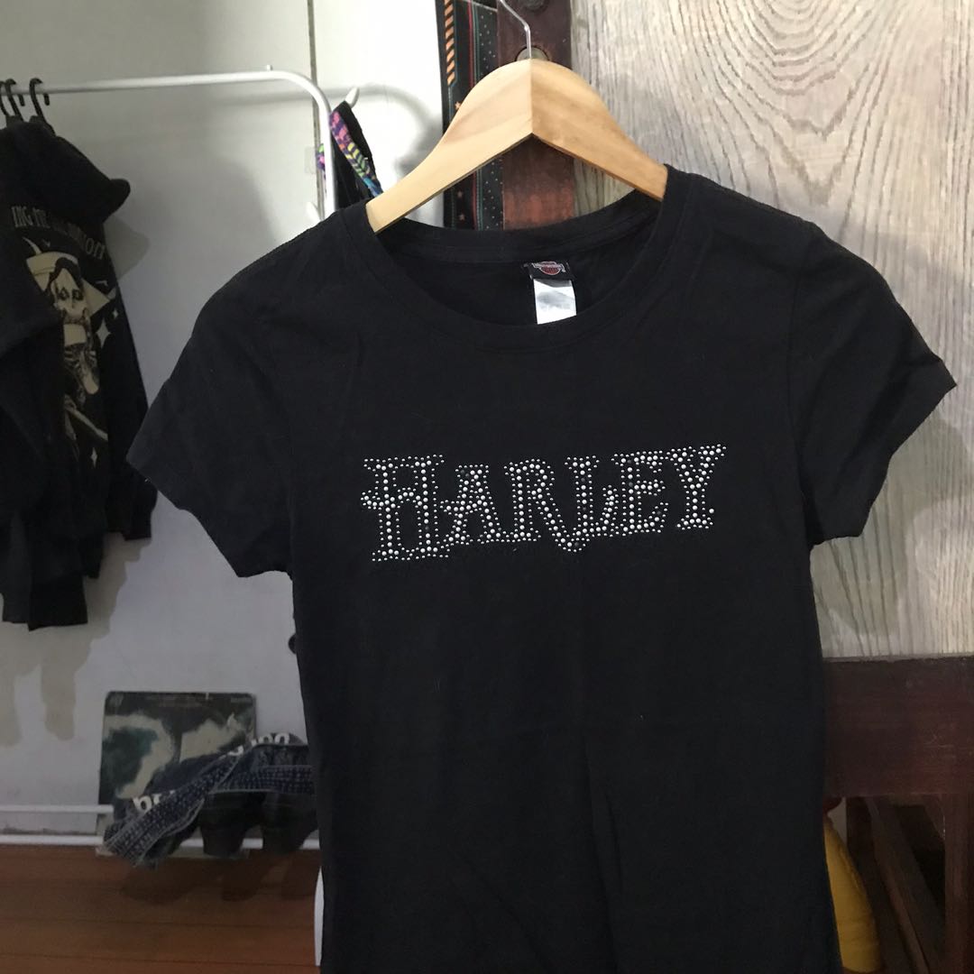 rhinestone harley davidson shirt