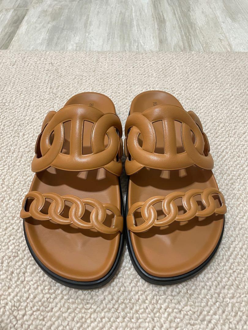 Hermes Extra Sandals Size 39, Women's Fashion, Footwear, Sandals on