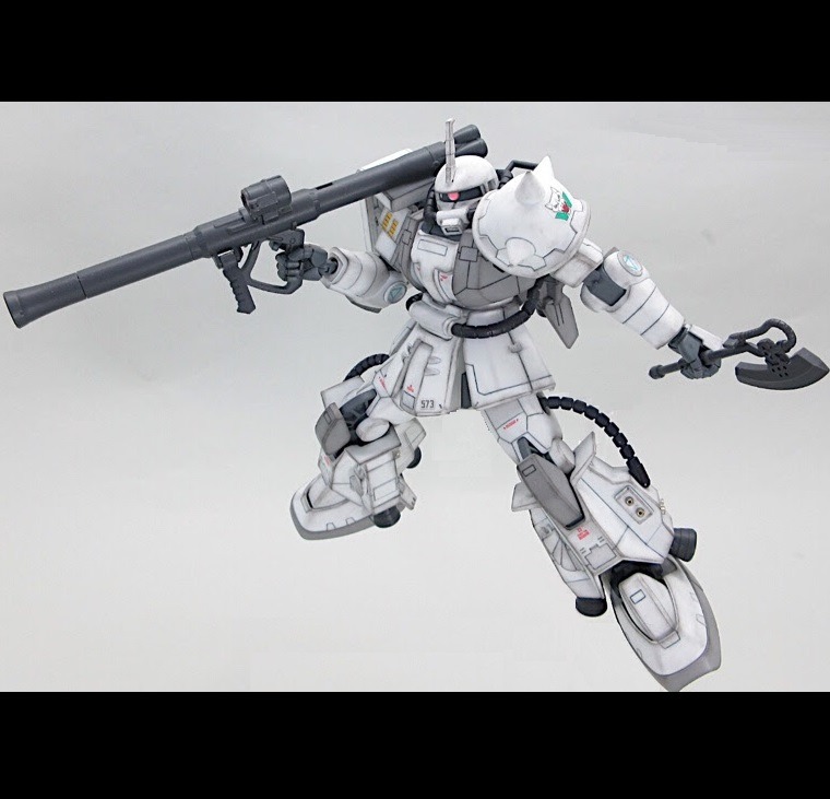 HG 白狼渣古II (松永·真專用機) - White Wolf (W.W) Zaku II