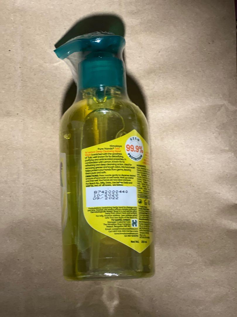 Himalaya Tulsi & Lemon Hand Wash, Beauty & Personal Care, Hands & Nails on Carousell