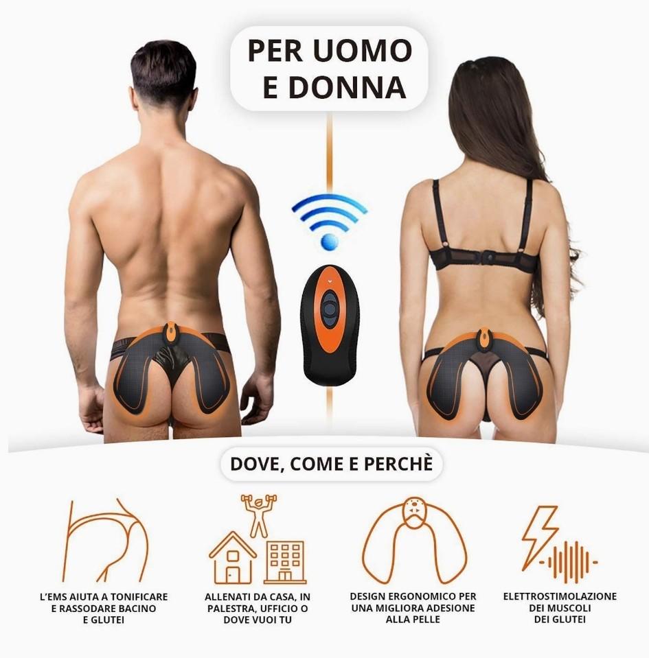 EMS Hip Wireless Muscle Stimulator Butt Trainer ABS Gel Pads Smart