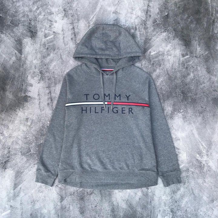 Hoodie tommy hilfiger original second bekas Fesyen Pria