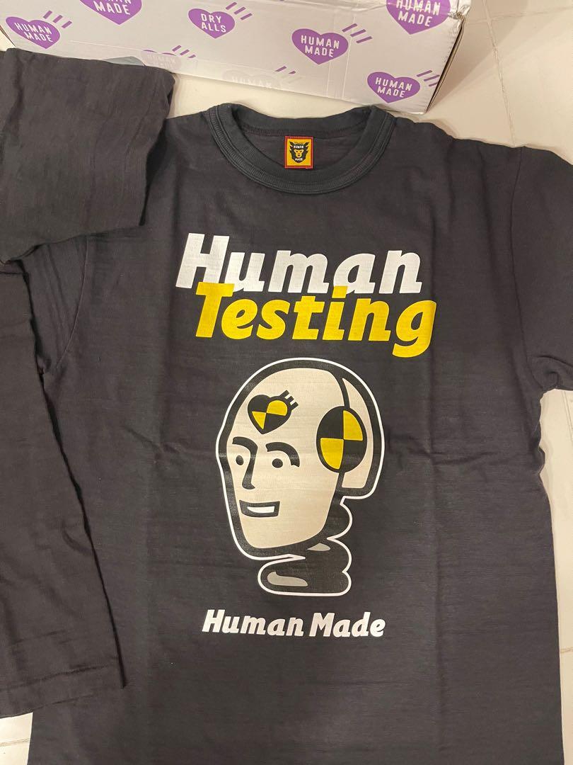 Human made human testing (Category: Tops) located in Singapore. Submitted by rainmaker0204 (Listing ID 1152154149, Image 3). Description: 100% authentic Size M 1 x black human testing tee ($179) 1 x White human testing tee (179) 1 X black Flying duck tee ($159) (SOLD) 1 X white big heart tee ($159) (SOLD) 1 X black big heart tee ($159) (SOLD) 1 X mug ($45) Nigo heads up Japanese fashion label Human Made alongside his revolutionary streetwear bran