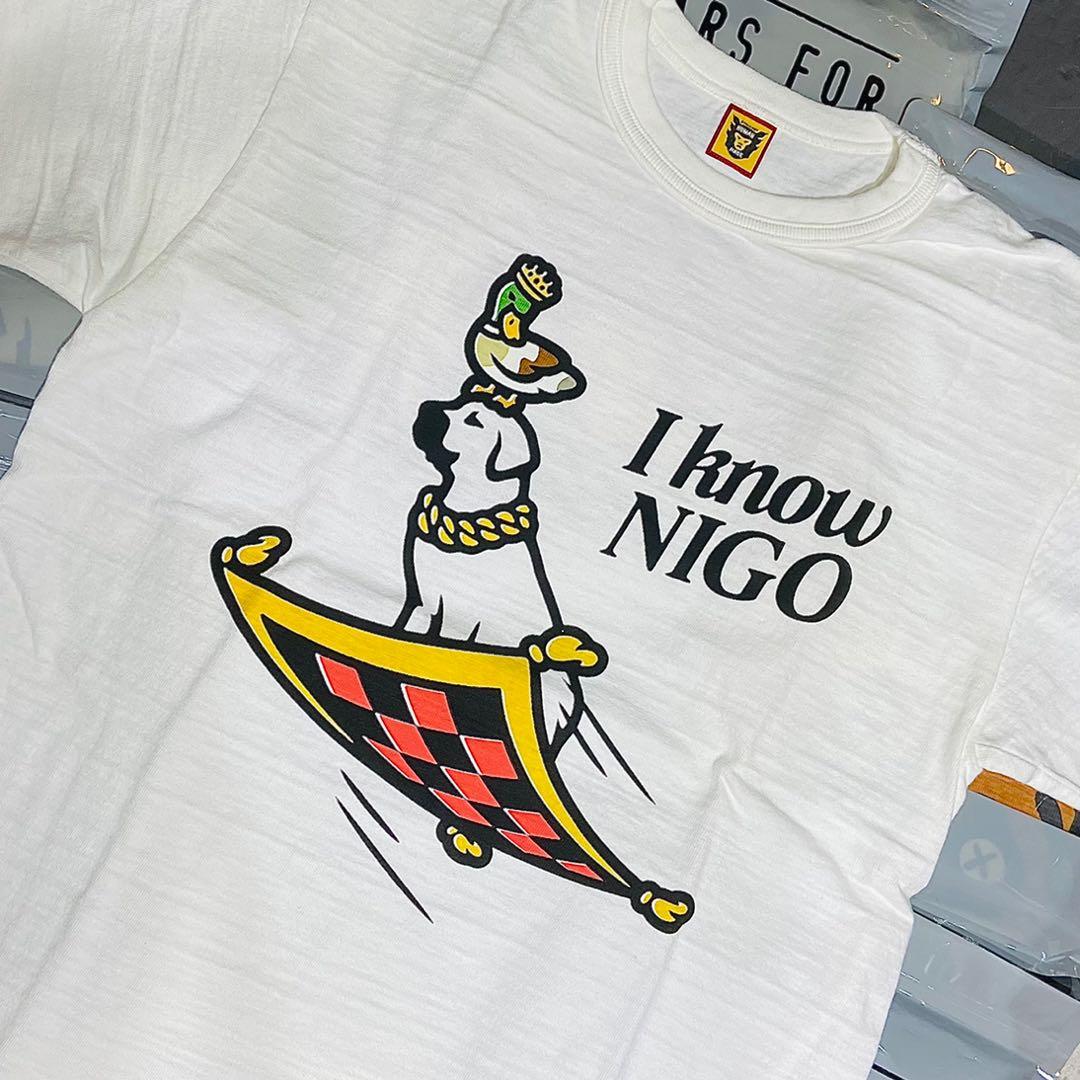 Human Made I Know Nigo T-Shirt, 男裝, 上身及套裝, T-shirt、恤衫