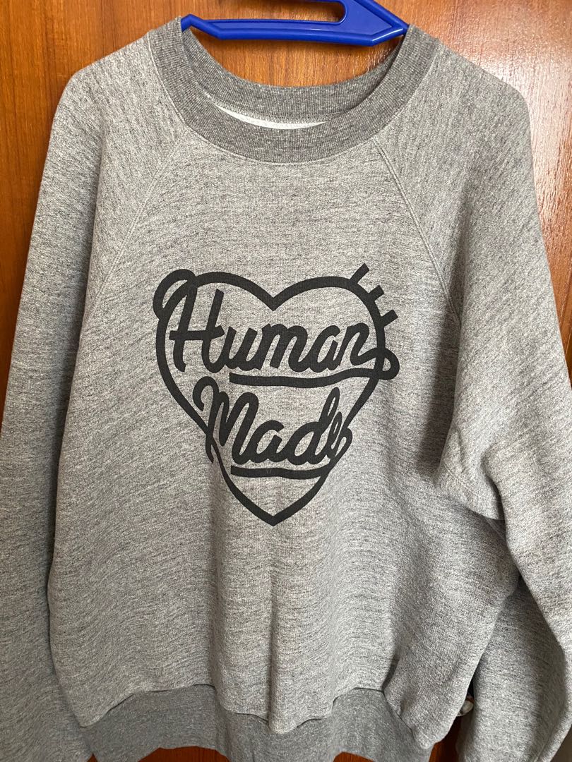 HUMAN MADE RAGLAN CREWNECK SWEATSHIRT, 男裝, 外套及