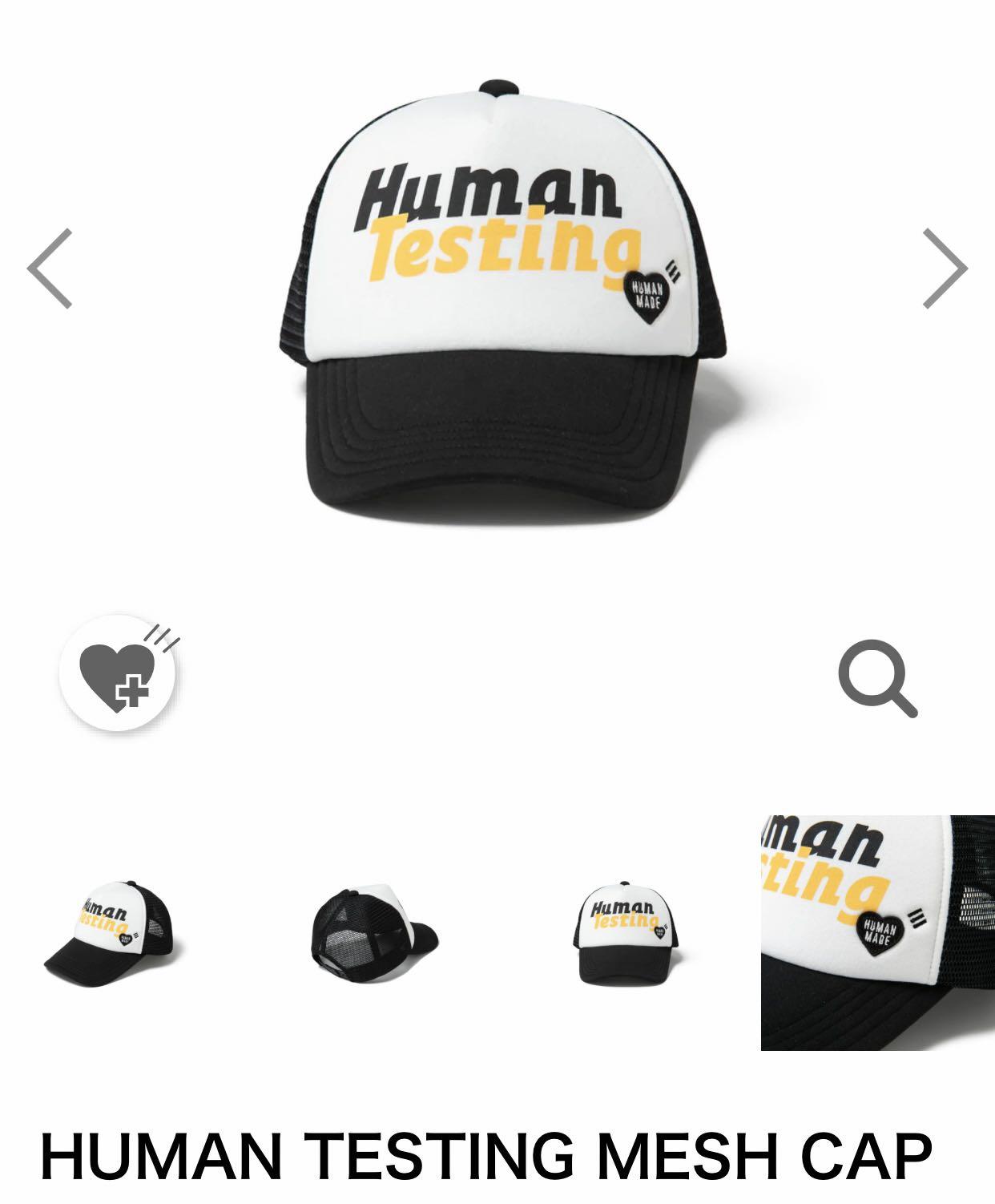 HUMAN MADE HUMAN TESTING MESH CAP