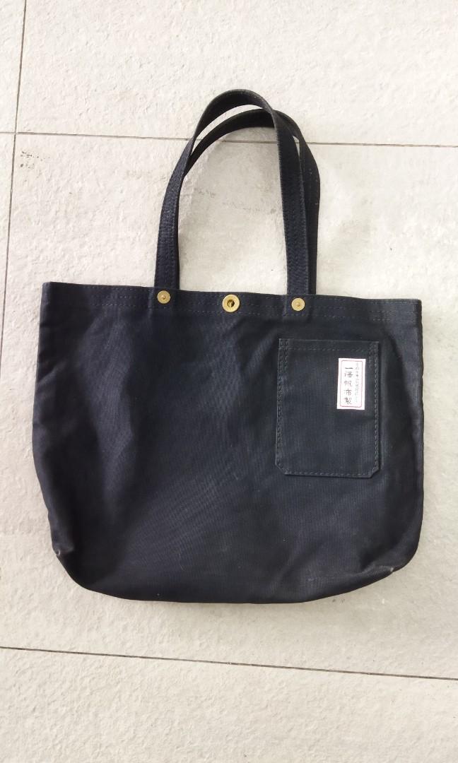 ICHIZAWA KYOTO —澤帆布製 SUPER HEAVYWEIGHT CANVAS TOTE BAG, Men's Fashion