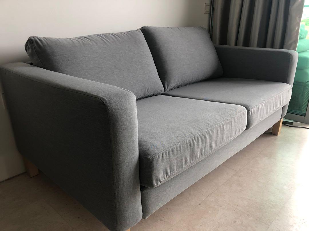 Karlstad 2 Seater Sofa In Light Grey Furniture Home Living Sofas On Carou