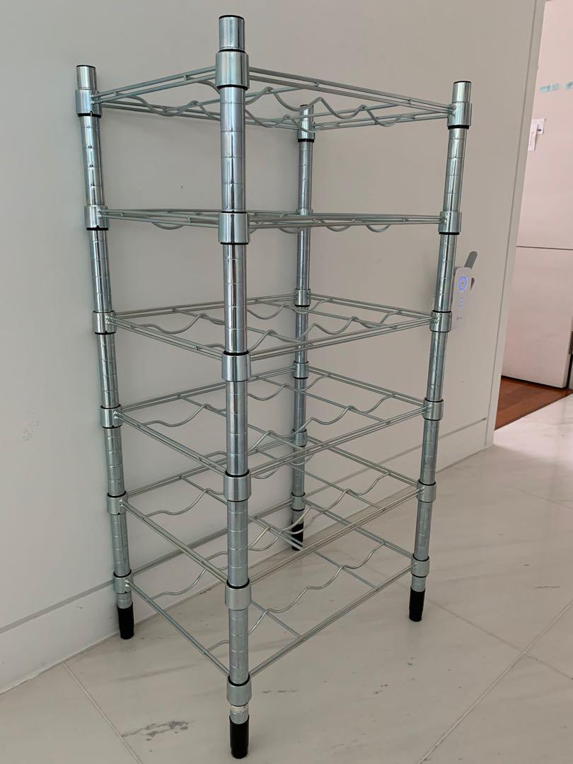 IKEA Wine Rack Furniture Home Living Furniture Shelves Cabinets Racks on Carousell