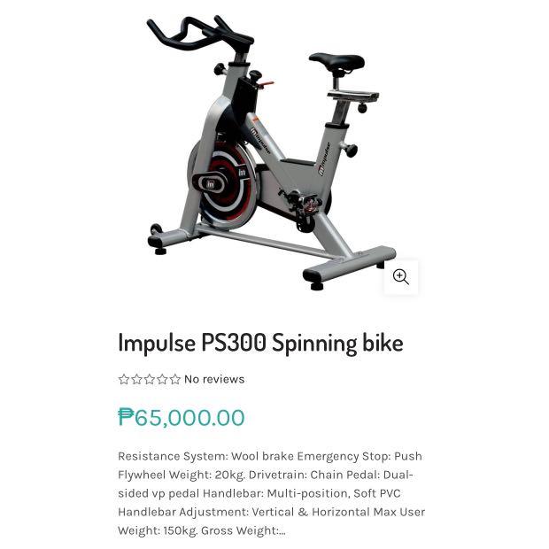 Impulse ps300 clearance spin bike review