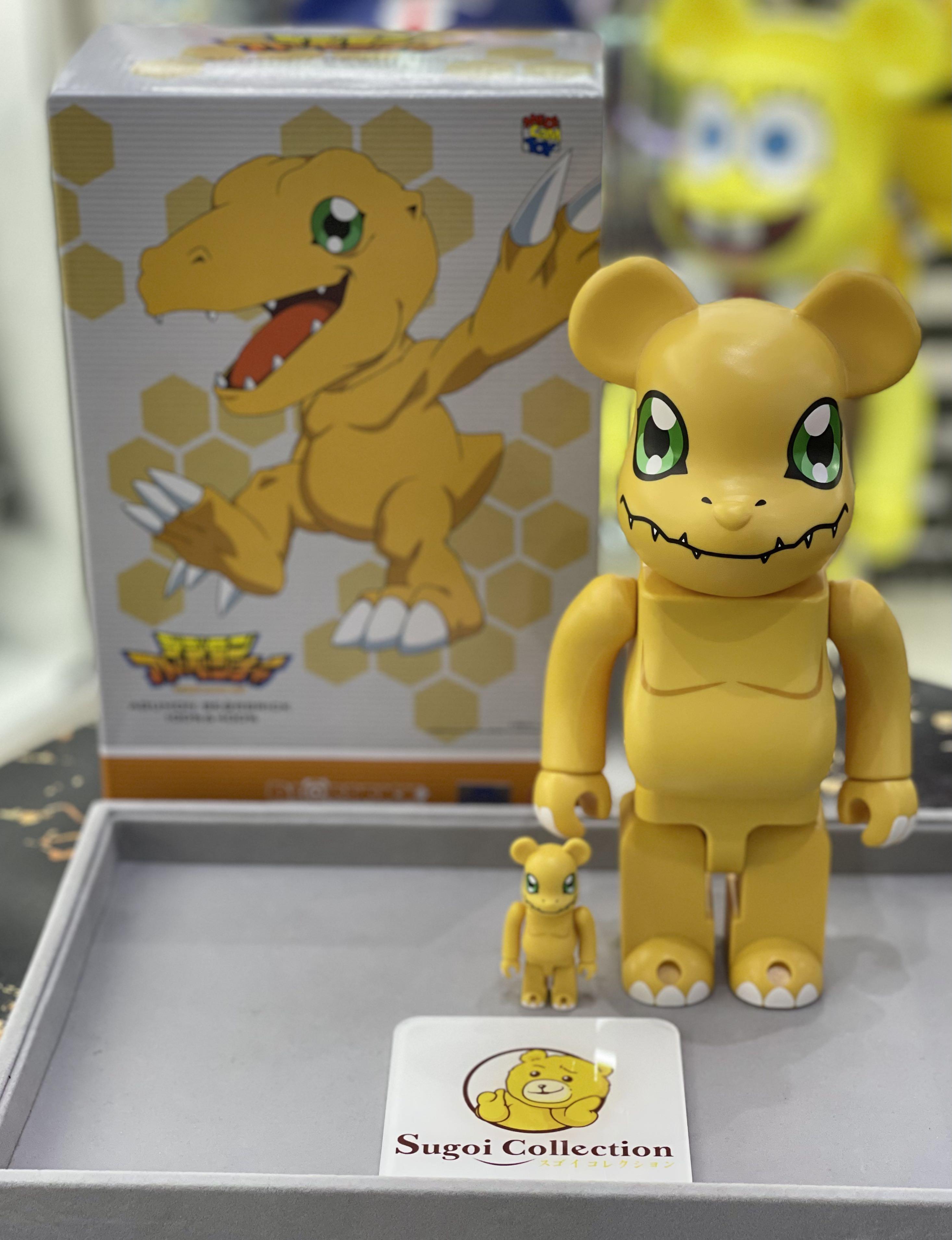 [Sales! In Stock] BE@RBRICK x Digimon Agumon 400%+100% bearbrick