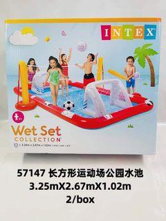 Intex Wet set Collection Soccer Volleyball Sports Activity Inflatable Swimming Pool