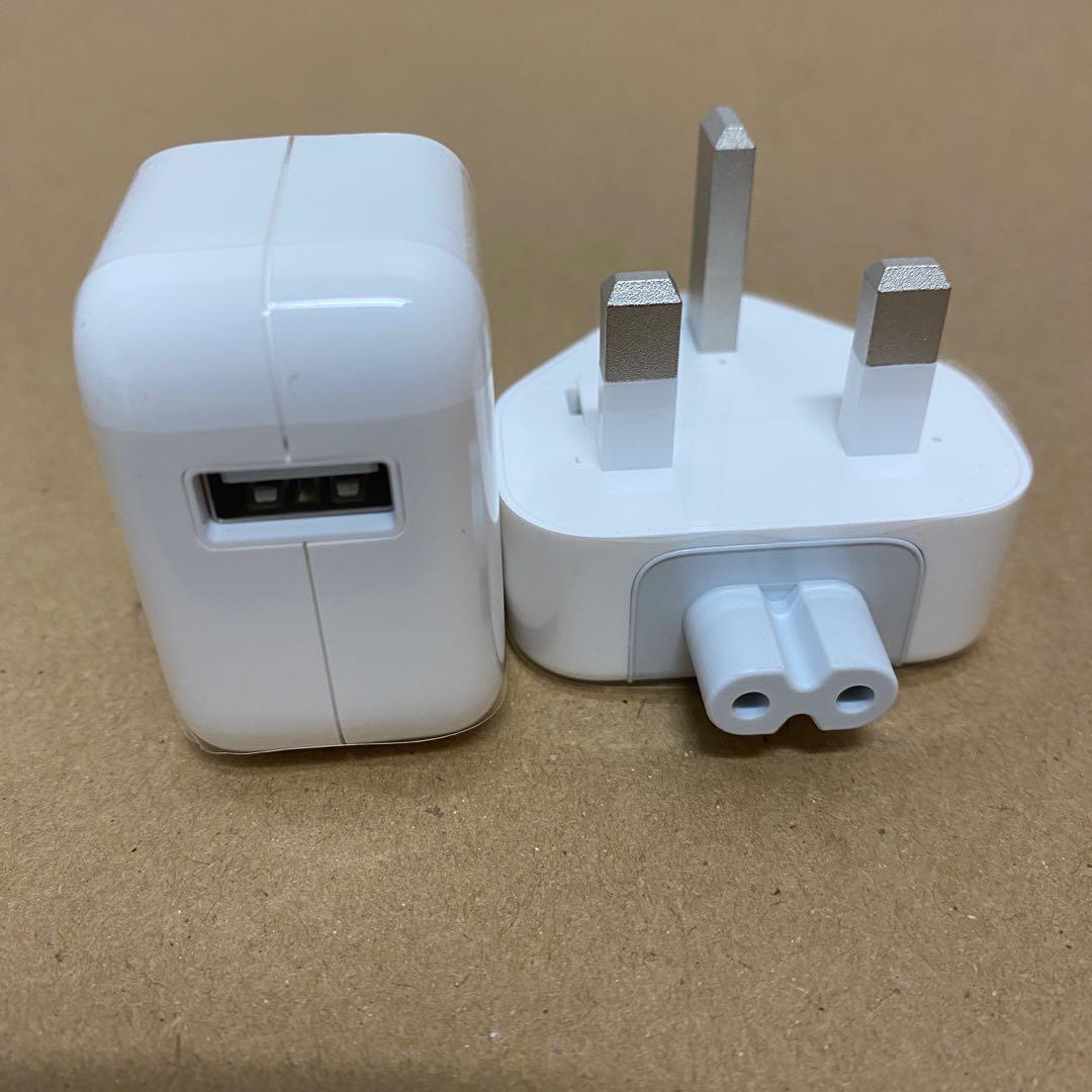 原廠iphone Ipad 三腳充電器10w 電腦 科技 電腦周邊及配件 電腦充電器 Carousell