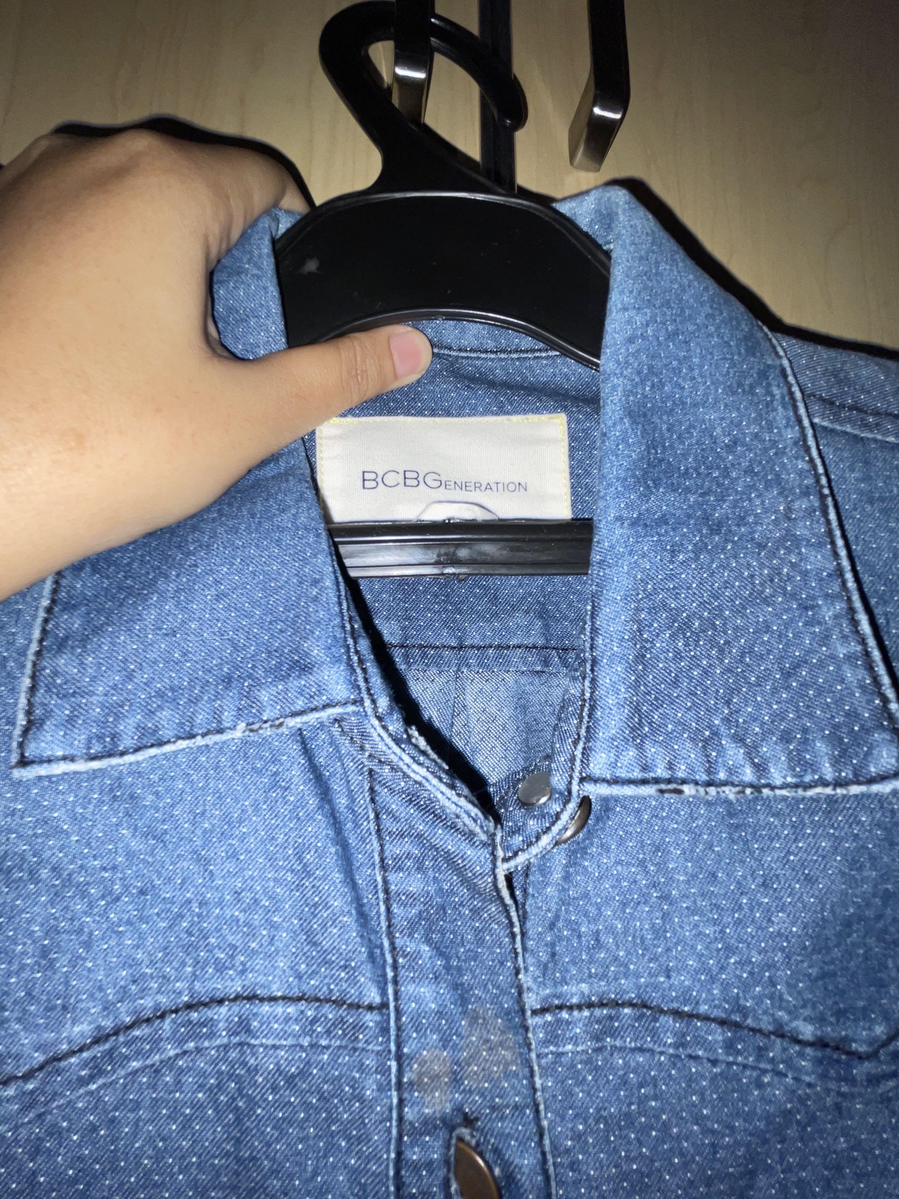 Jeans Shirt BCBG, Fesyen Wanita 