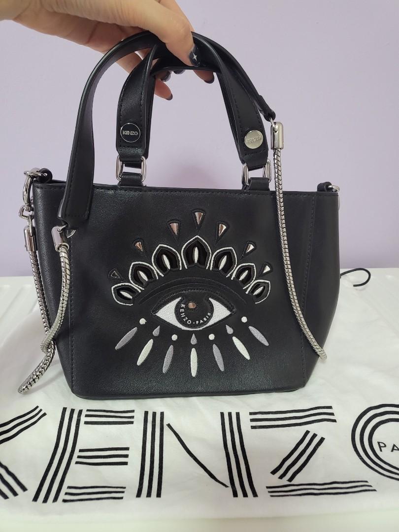 Kenzo small eye leather tote bag outlet