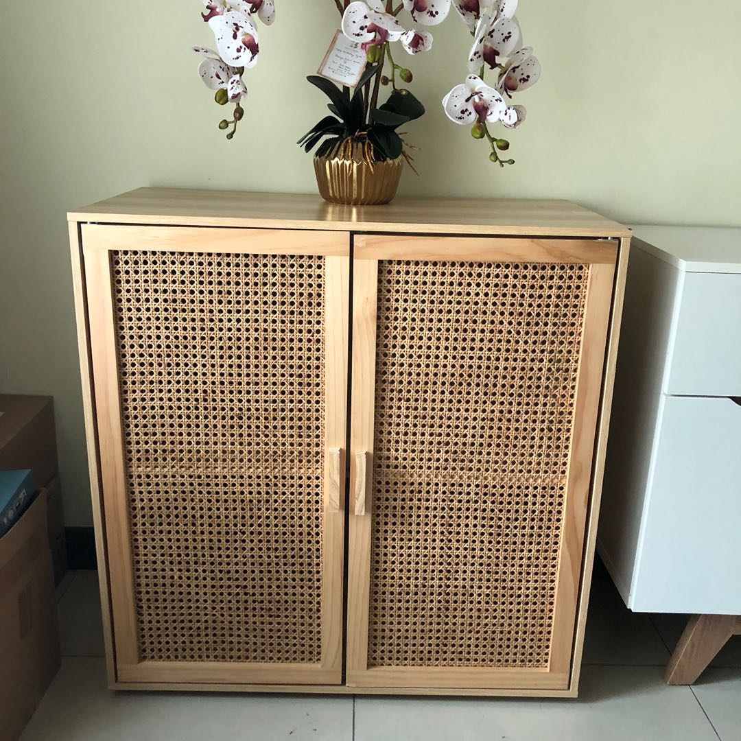 Kmart rattan shop cabinet