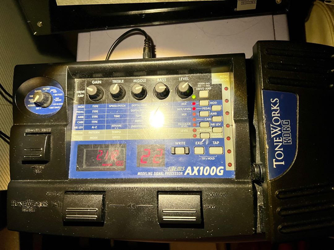 Korg AX100G REMS Guitar Multi-Effects Processor, Hobbies & Toys, Music ...