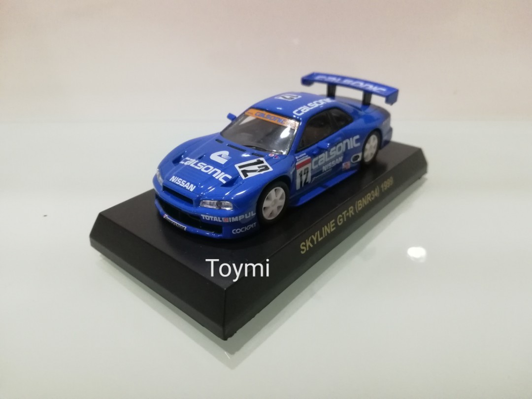 Modellino Kyosho 1/64 Nissan Primera #12 Calsonic 1994 - Auto Diecast Usata