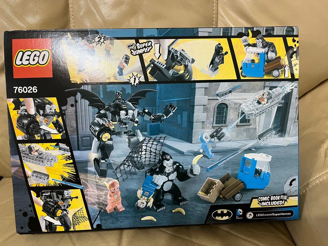 Lego 76026 Gorilla Grodd goes Bananas, 玩具收藏品, 玩具, 樂高及拼