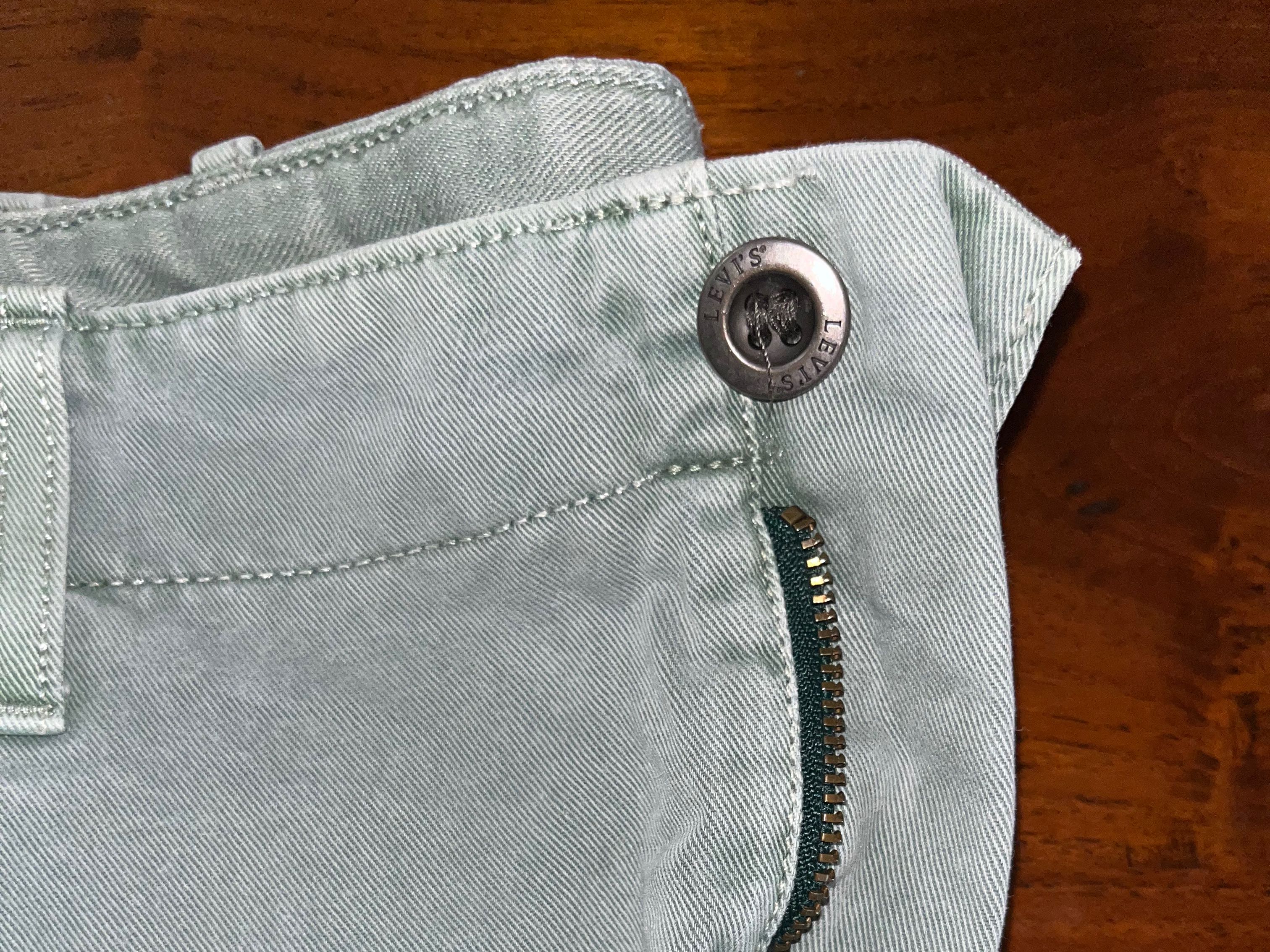 Levis Faded Green Jeans, Women's 