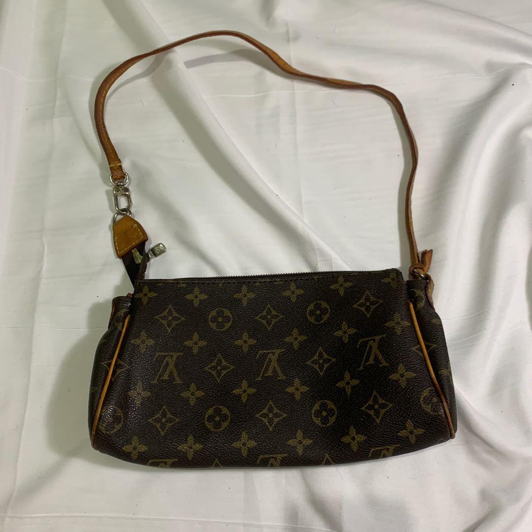 louis vuitton eva monogram clutch lv monogram pochette, Barang Mewah, Tas \u0026  Dompet di Carousell