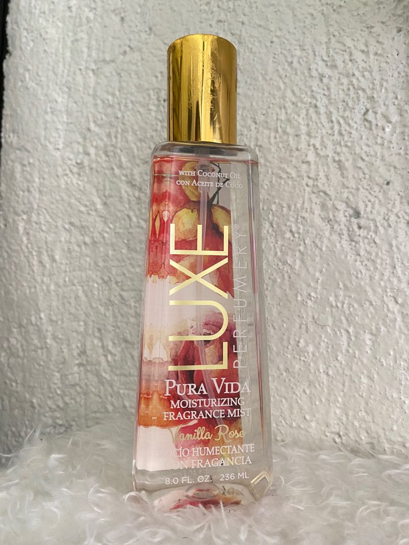 Luxe Perfumery Pura Vida Vanilla Rose Moisturizing Fragrance Mist