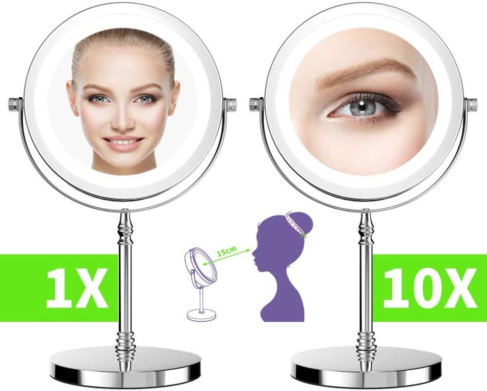 Wall Mounted Lighted Makeup Mirror Canada Saubhaya Makeup