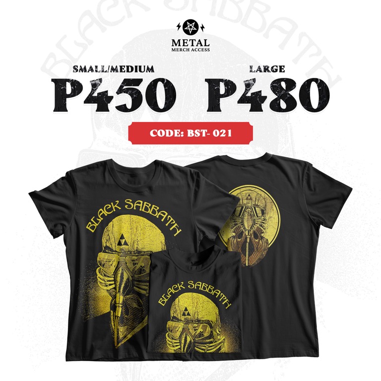 Metal Merch Access - Black Sabbath, Everything Else, Looking For on