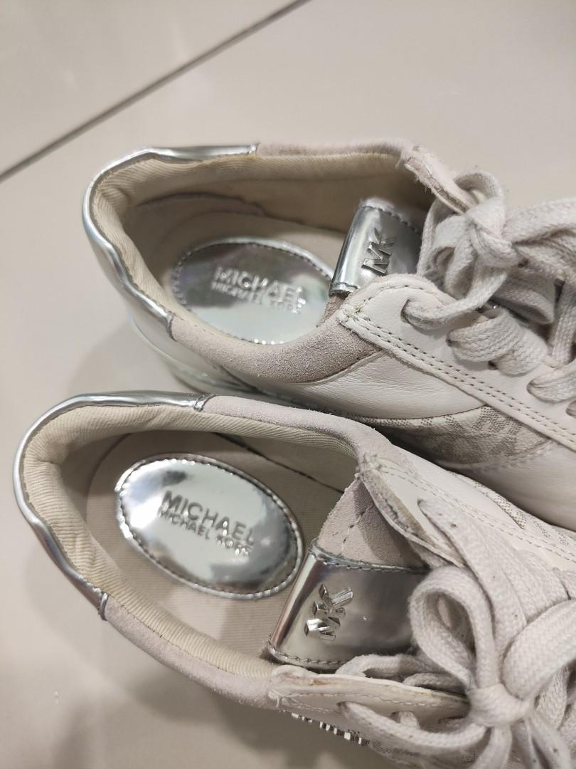 Michael kors cheap sneakers womens grey