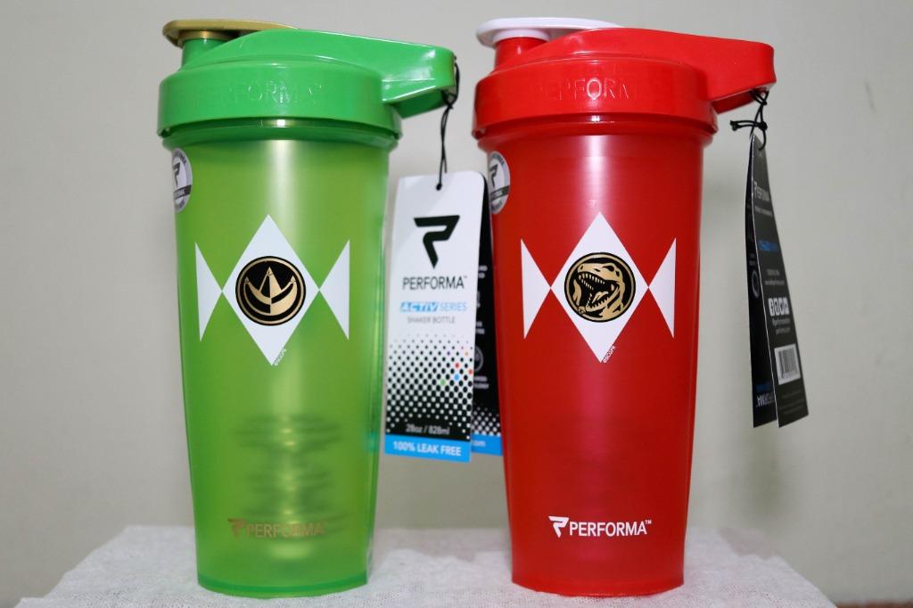 MIGHTY MORPHIN POWER RANGERS Shaker Cup 28oz (828ml) PERFORMA ACTIV ...