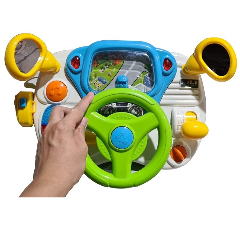 Mini Driver Simulator Pretend & Play with Steering Rack / Pedal Panel