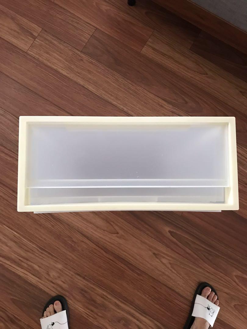 Muji PP Storage Box Wide S, Furniture & Home Living, Furniture, Shelves