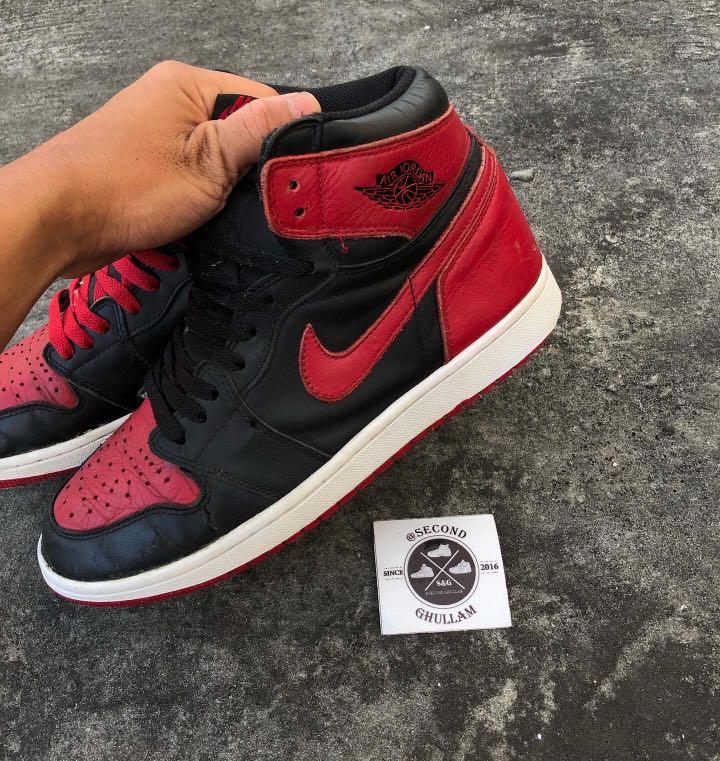 NIKE AIR JORDAN BANNED, Fesyen Pria 