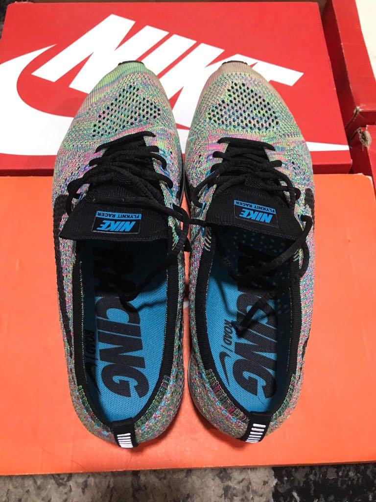 Nike flyknit racer multicolor
