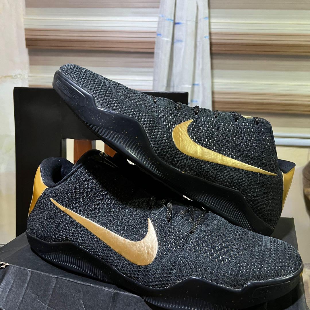 Nike Id Kobe 11 Black Gold 13 Us, Men'S Fashion, Footwear, Sneakers On  Carousell