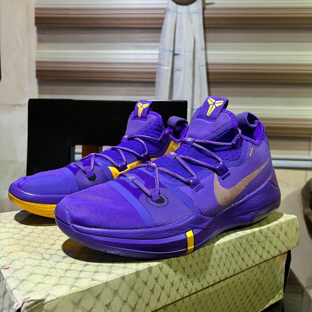 Nike Kobe Ad Lakers 13 Us, Men'S Fashion, Footwear, Sneakers On Carousell