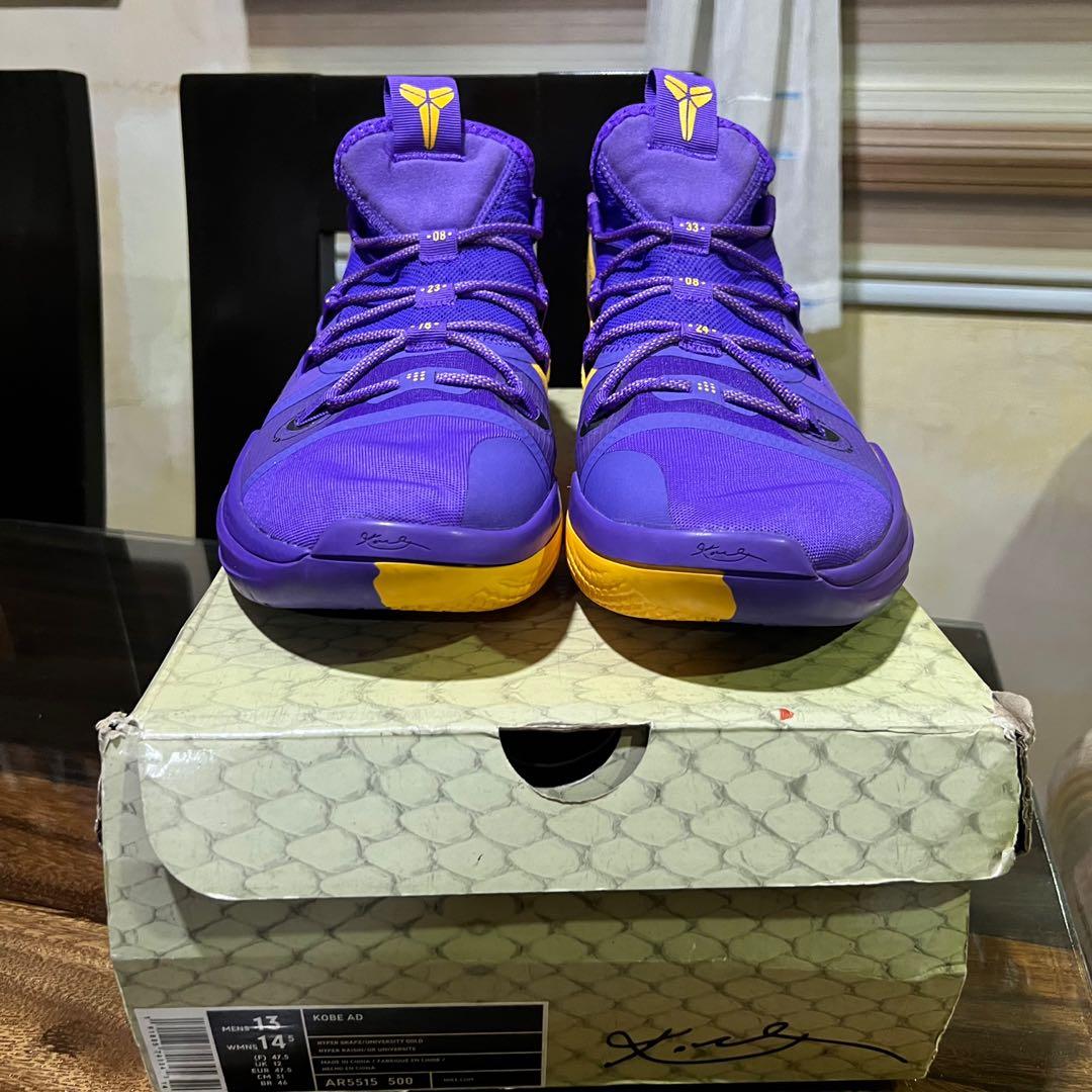 Nike kobe ad purple and gold store