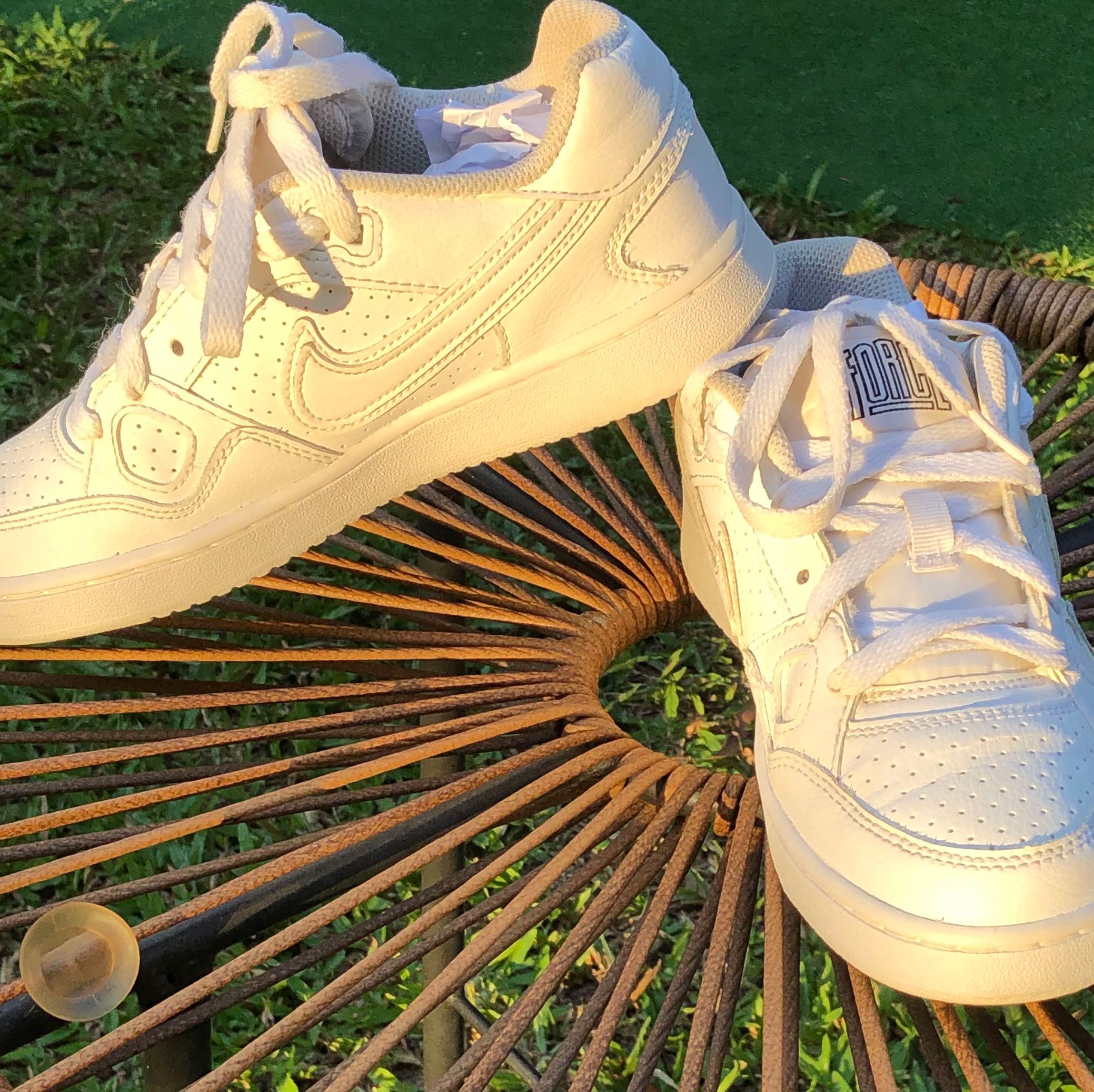 Nike son of force gs white cheap