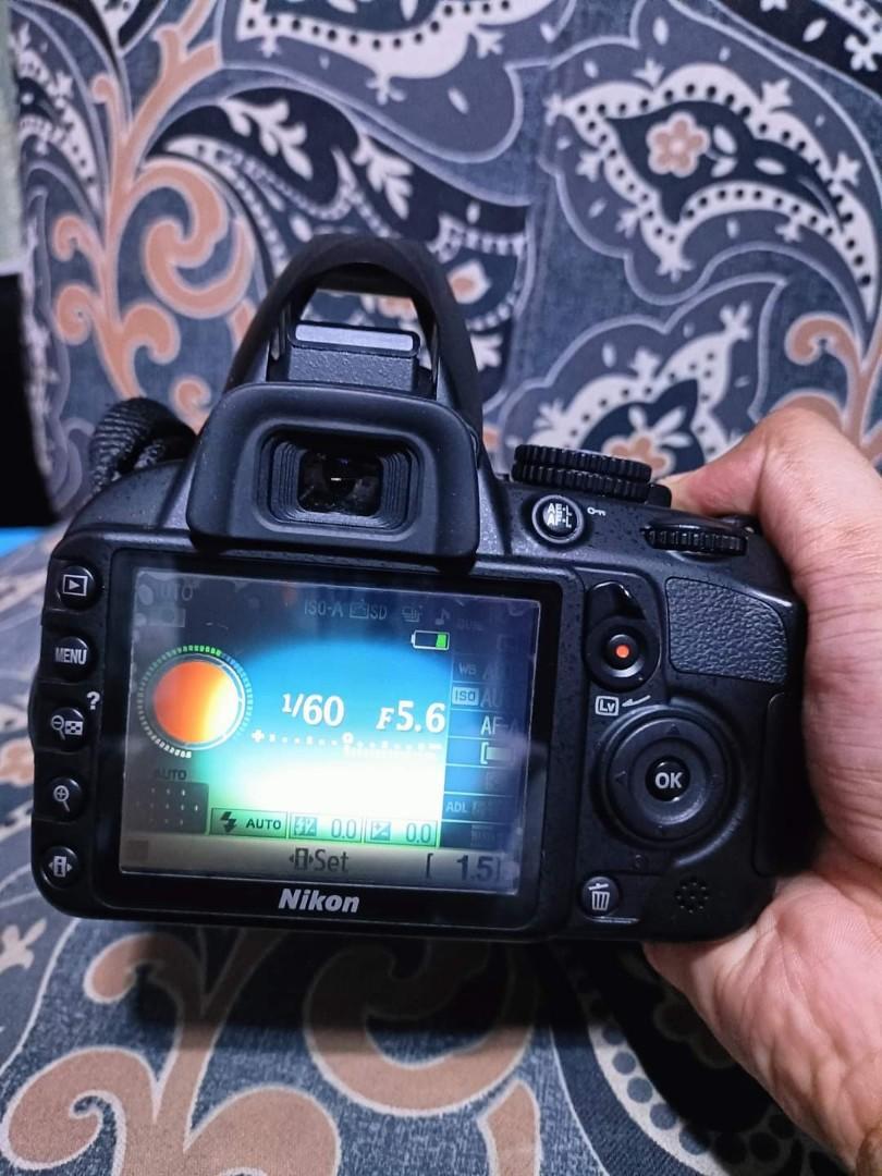 Nikon d3100 vignette Lcd (Category: Cameras) located in Caloocan City. Submitted by mr.carlo_dslr_laptop (Listing ID 1152189240, Image 3). Description: Nikon D3100 Vignette LCD DSLR CAMERA Ang Issue with 18-55mm Kitlens Only ✈️Any Location Cash on Delivery LBC deposit add 500 for the ship fee to Order the Nikon item 👍 👬Meet UPS - Metro Manila any Mall areas QC Pasay CAMAnava 👍 Rush Price 6000 pesos 👈👈 Rush Price 6,000 pesos 👈👈 Working Auto