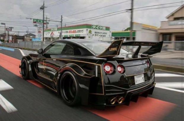 NISSAN GTR R35 LB V3 Liberty Walk Style body kit, Car Accessories ...