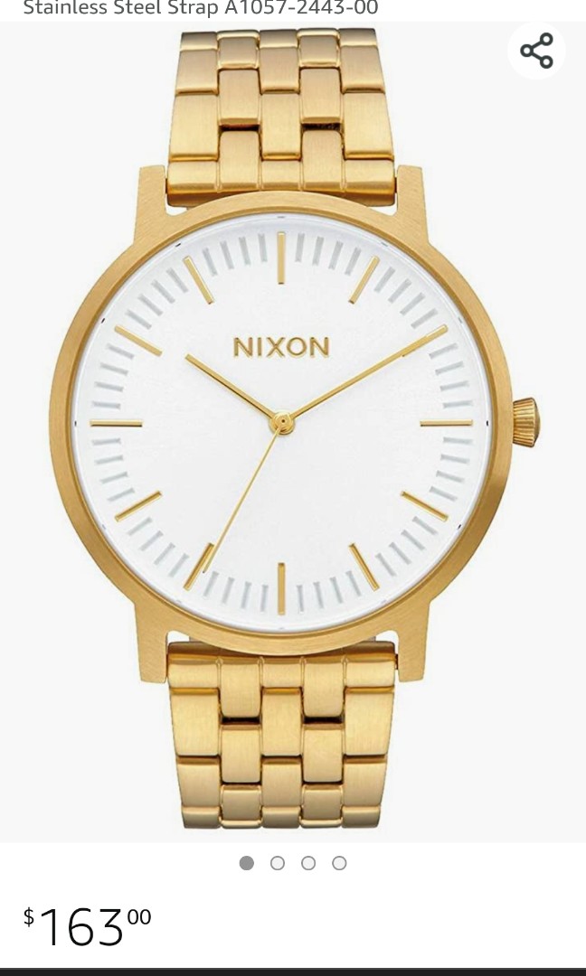 All gold nixon outlet watch