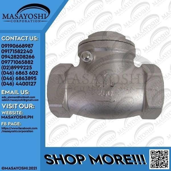 NonReturn Valve 2 Inches Reflux Valve Swing Check Valve Tilting