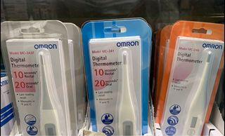 Omron thermometer