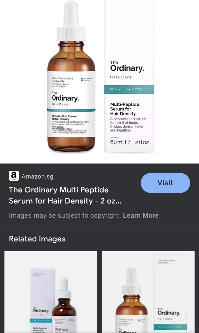 Ordinary Hair density serum, Beauty & Personal Care, Hair on Carousell Ordinary Hair density serum, Beauty & Personal Care, Hair on Carousell