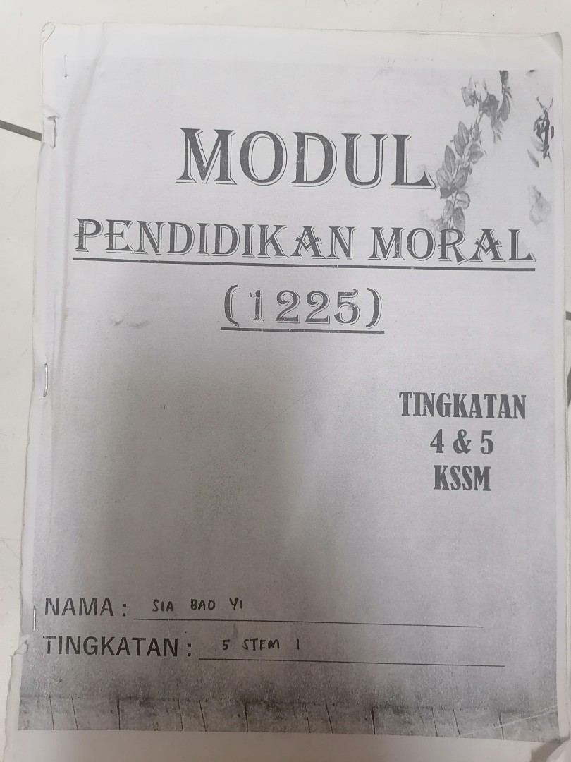 Moral kssm nilai Format Pendidikan